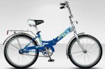 Велосипед 20' складной STELS PILOT-310 бирюзовый/синий, 1 ск., 13'